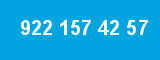 922 157 42 57 922 157 42 57